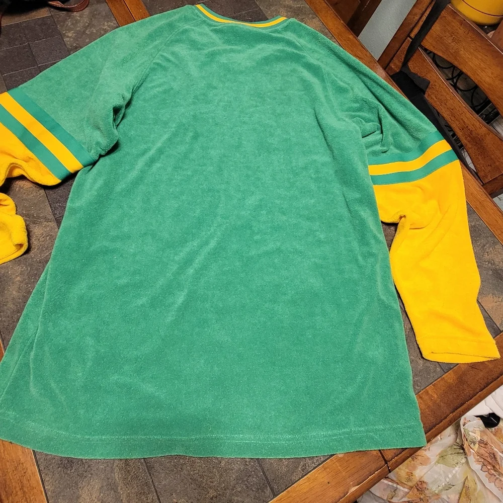 NIKE MLB Vtg 90's Cooperstown Collection Oakland Athletics Fleece Men L Baseball